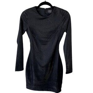 Bardot Metallic Knit Dress Black NWT 6 / S